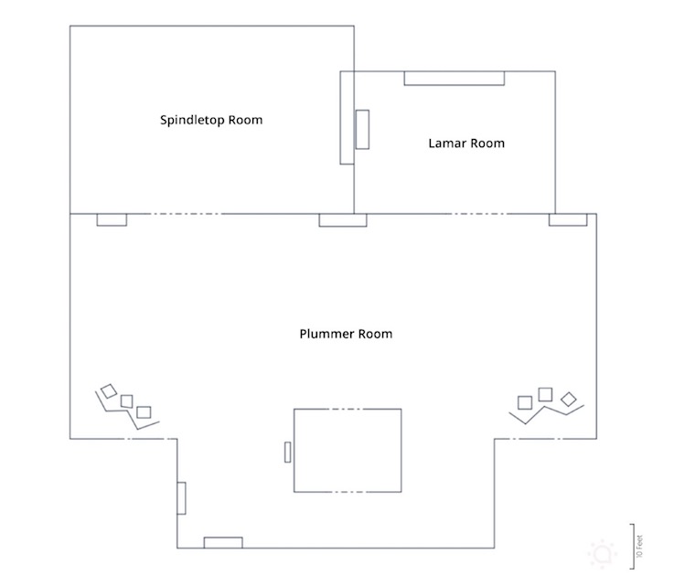 event center floor plan