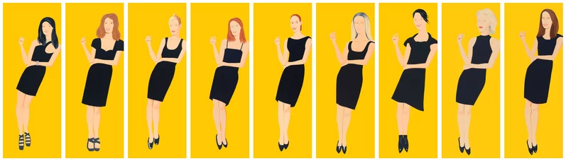 The Black Dress Portfolio by Alex Katz